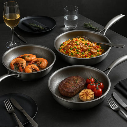 Stalen bakpan – Non-stick Coating – Geschikt voor Elke Kookplaat – Voor Keuken