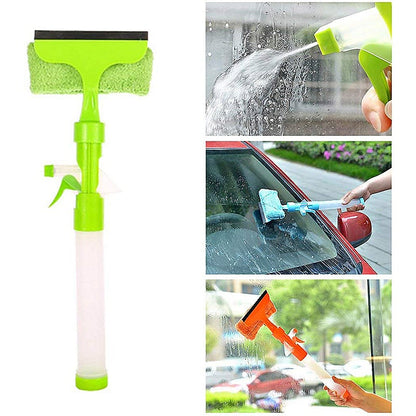 3-in-1 raamreinigingsgereedschap – met sproeifunctie, doek en wisser – voor ramen