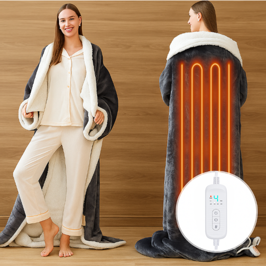 Elektrische Heizdeken – Fleece – Verstelbare Warmte – Voor Thuisgebruik