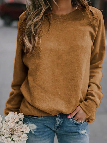 Dames Sweater – Effen Kleur – Zachte Stof – Voor Casual Outfits