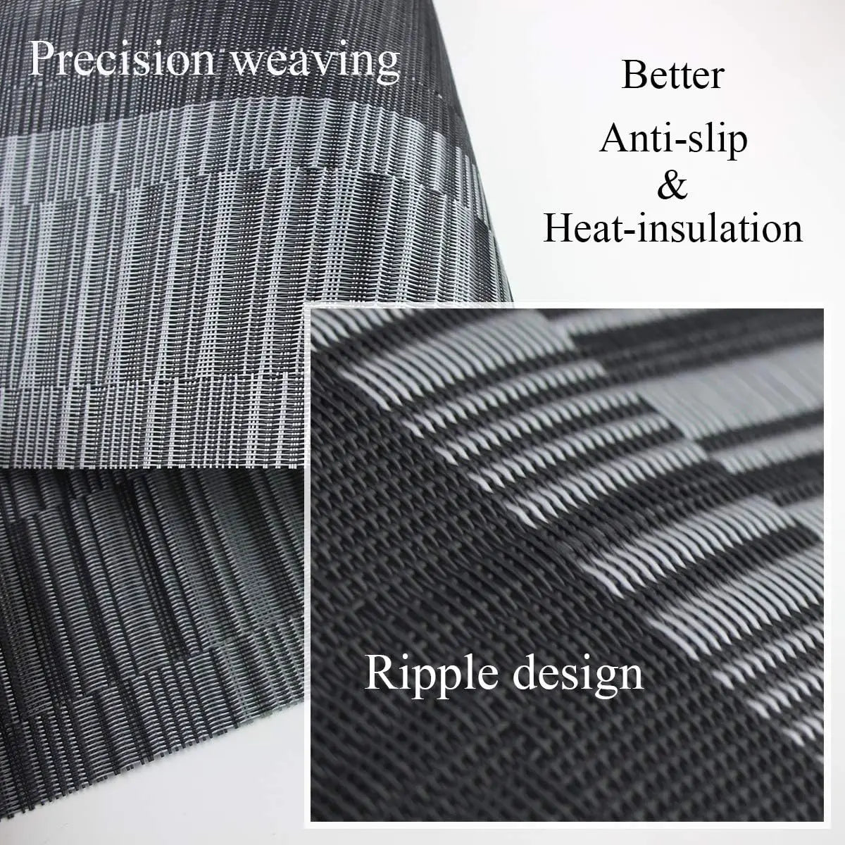 Placemat Set – Vezelmat – Stripes – Voor eettafel en keuken