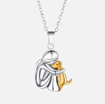 Halsketting – Moeder en Kind – Gouden Accenten – Voor Moeders