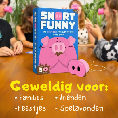 Snort Funny – Hilarisch Partyspel – Uitdagende en Grappige Spelletjes