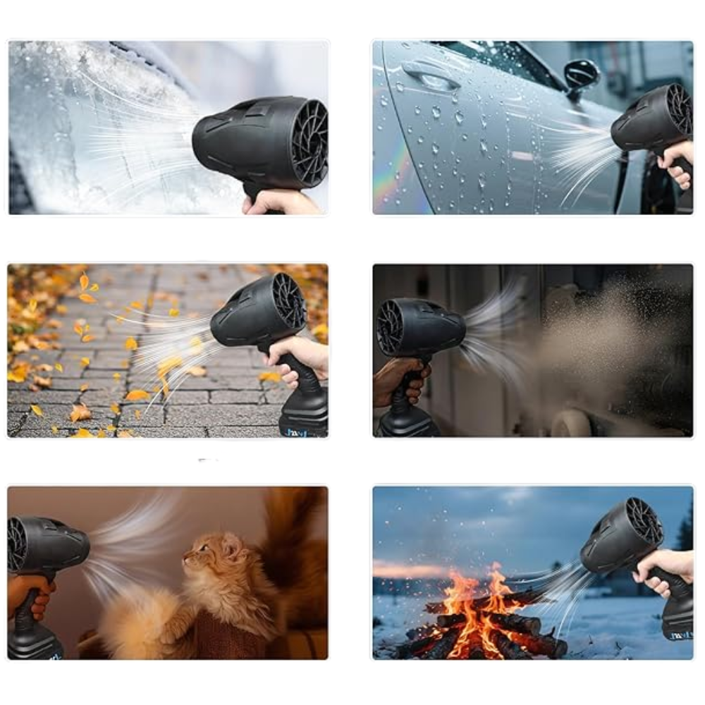 TurboClean Pro - Draadloze Luchtblazer