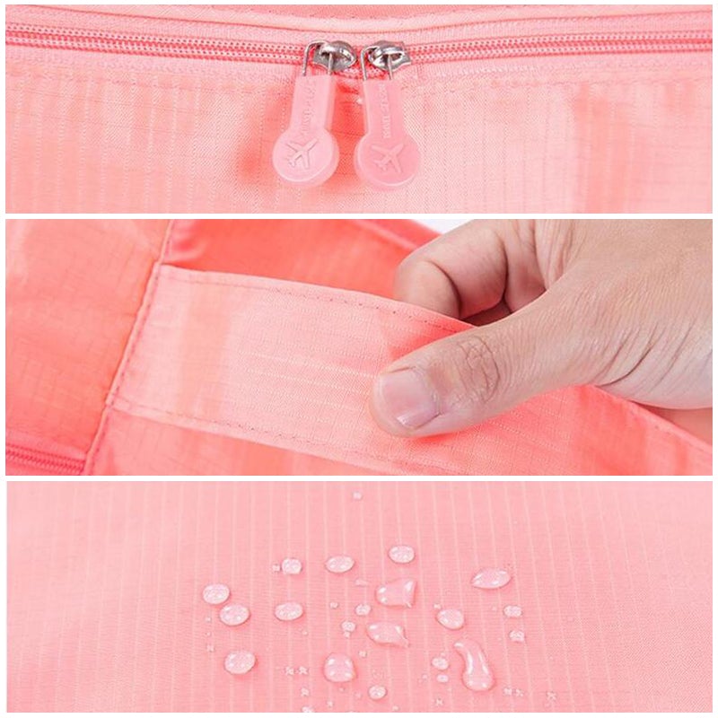 6-delige koffer organizer set – voor kleding – met waszakken en opbergtassen