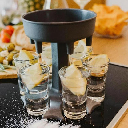 Multi-shot drankdispenser – voor 6 glazen – voor feestjes en sociale evenementen