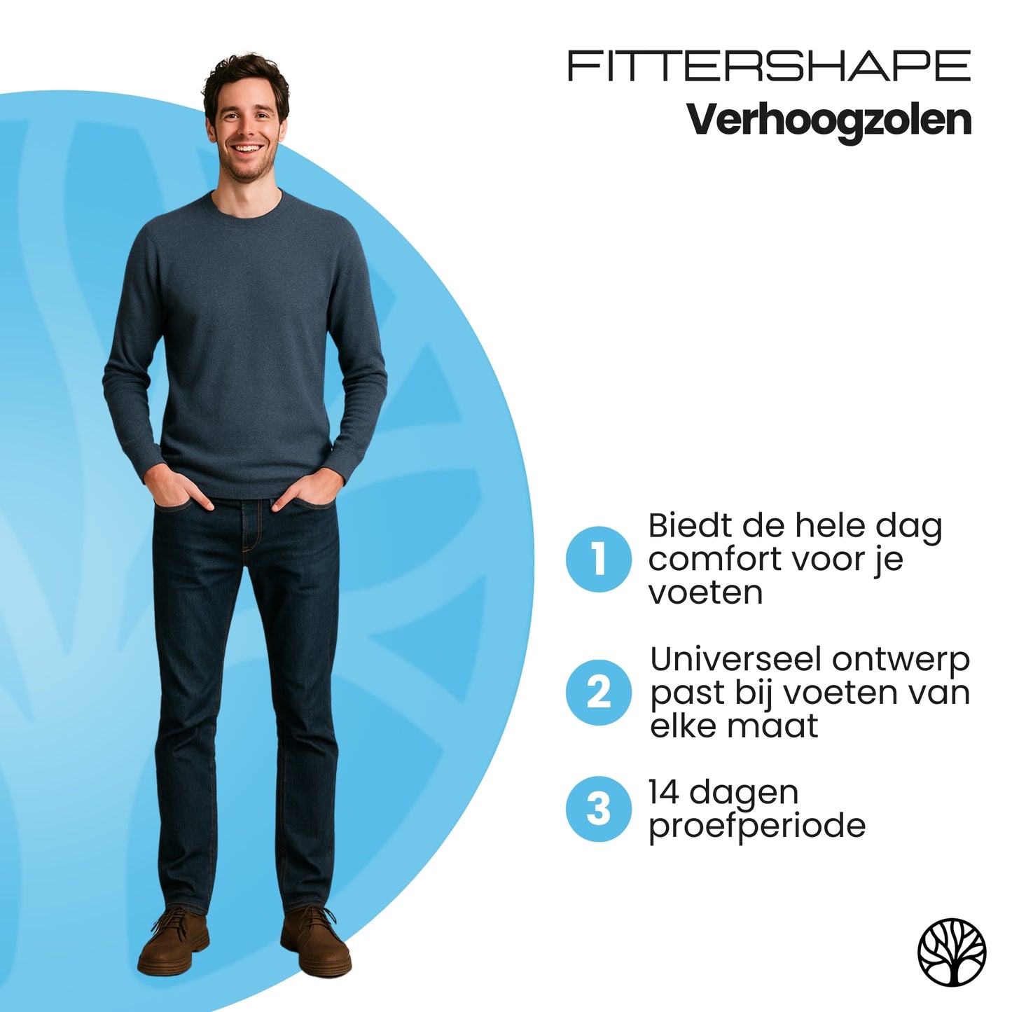 Fittershape Verhoogzolen