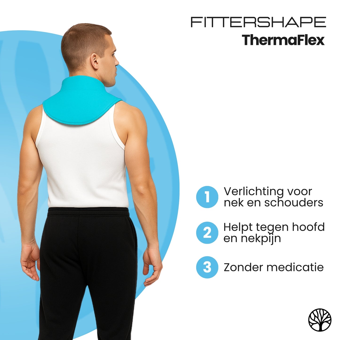 Fittershape ThermaFlex | Warmtepad Voor Bovenrug Ontspanning