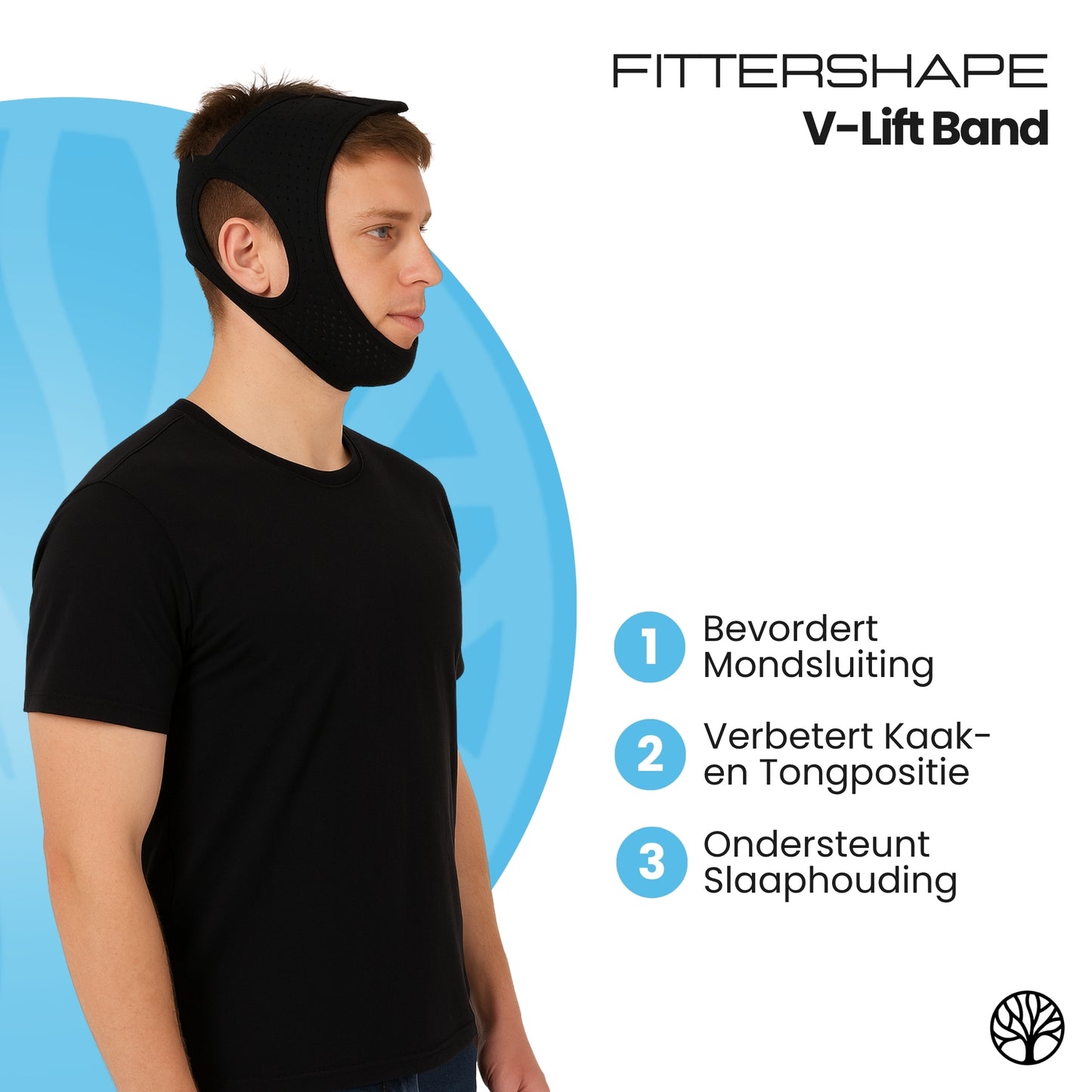 Fittershape V-Lift Band | Verstevigt Kaaklijn & Huid – Voor Dagelijks Gebruik