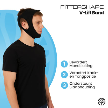 Fittershape V-Lift Band | Verstevigt Kaaklijn & Huid – Voor Dagelijks Gebruik