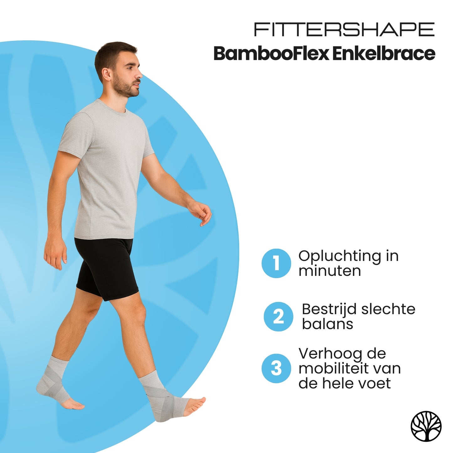 Fittershape BambooFlex Enkelbrace