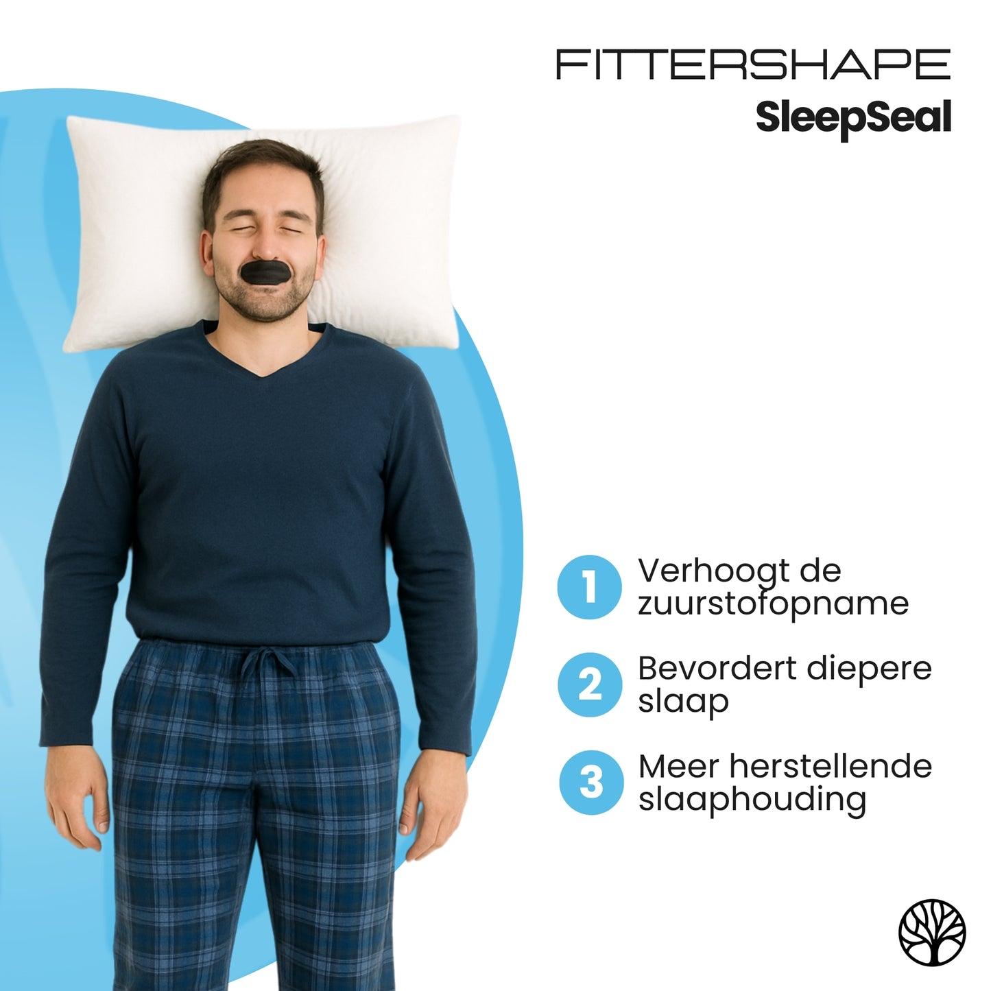 Fittershape SleepSeal | Mondslaap Tape – Voor Betere Neusademhaling