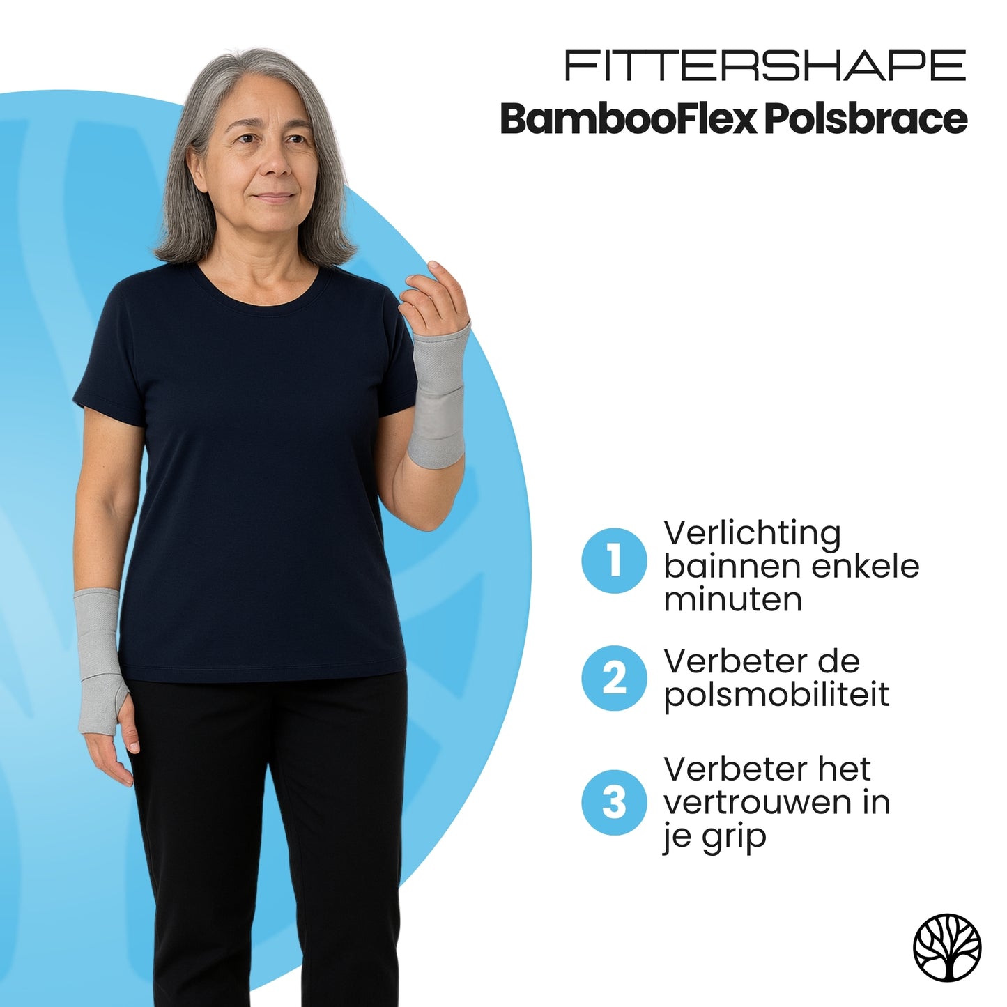 Fittershape BambooFlex Polsbrace