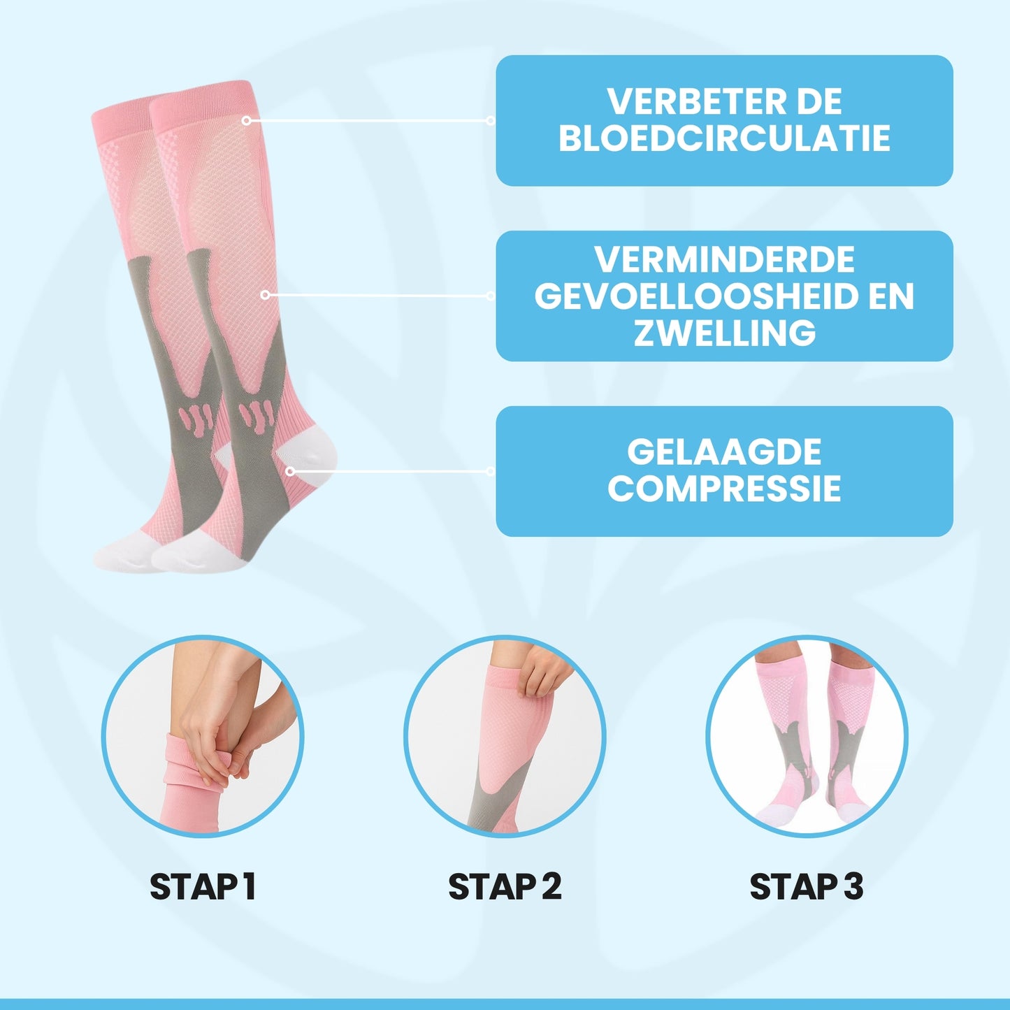 Fittershape CareFlow Compressiesokken
