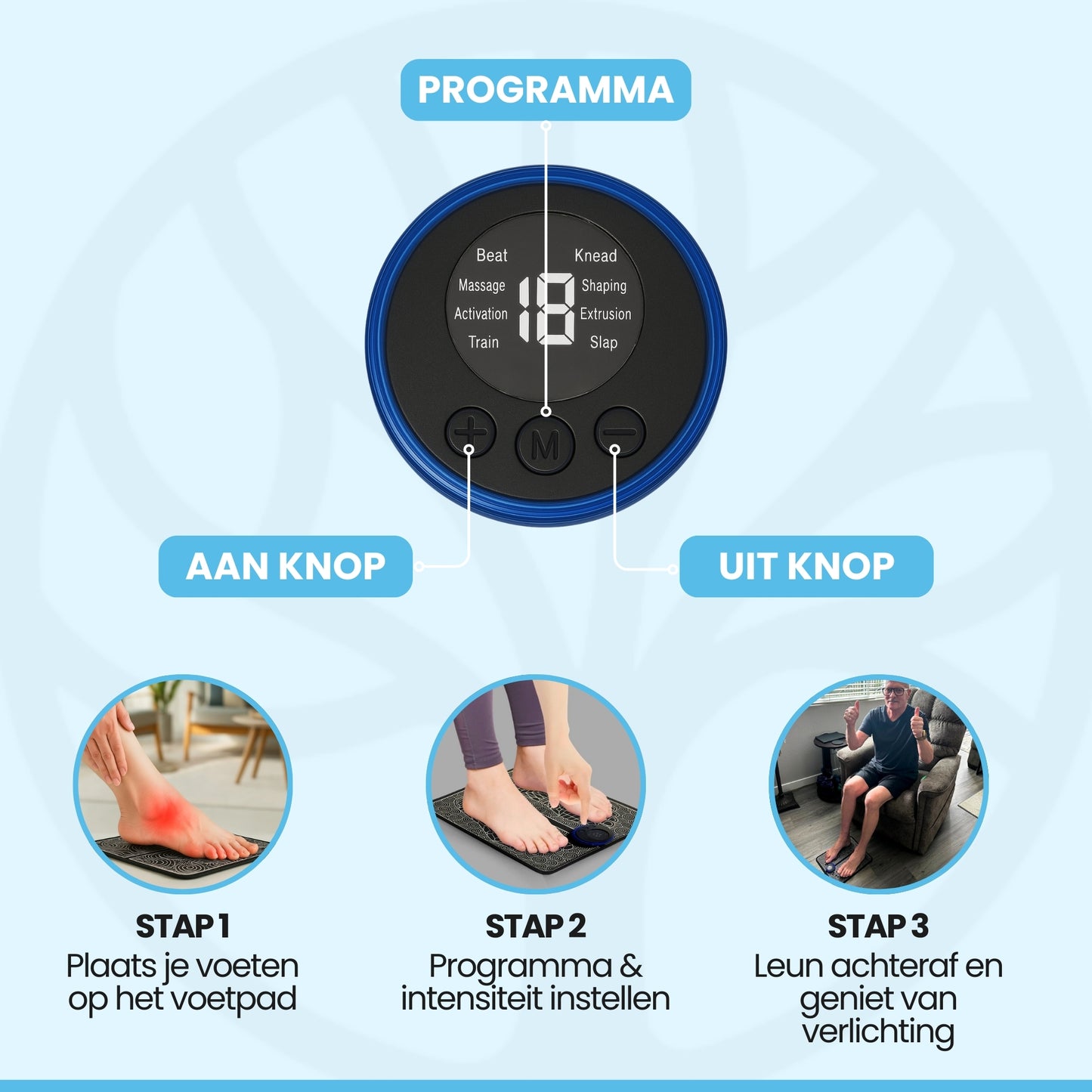 Fittershape EMS Voetmassage Apparaat