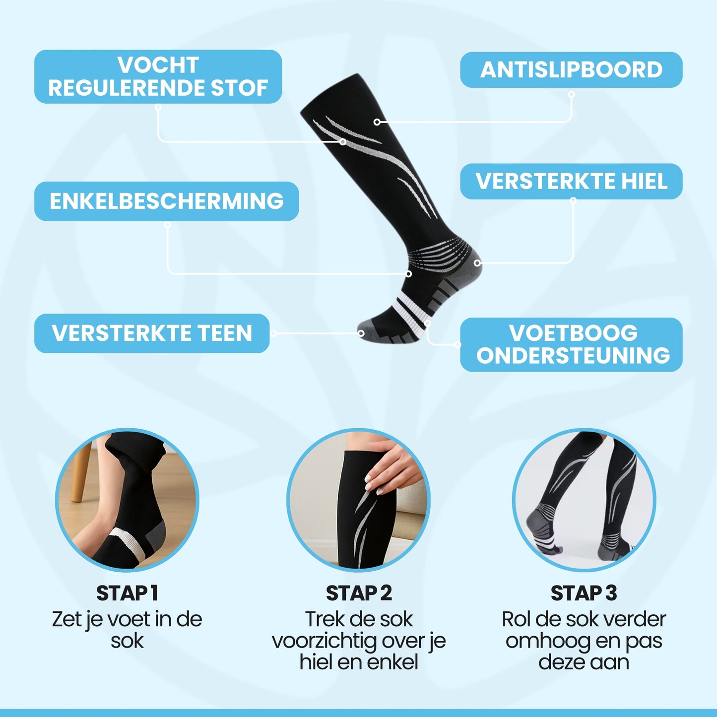 Fittershape Compressie Sokken Pro