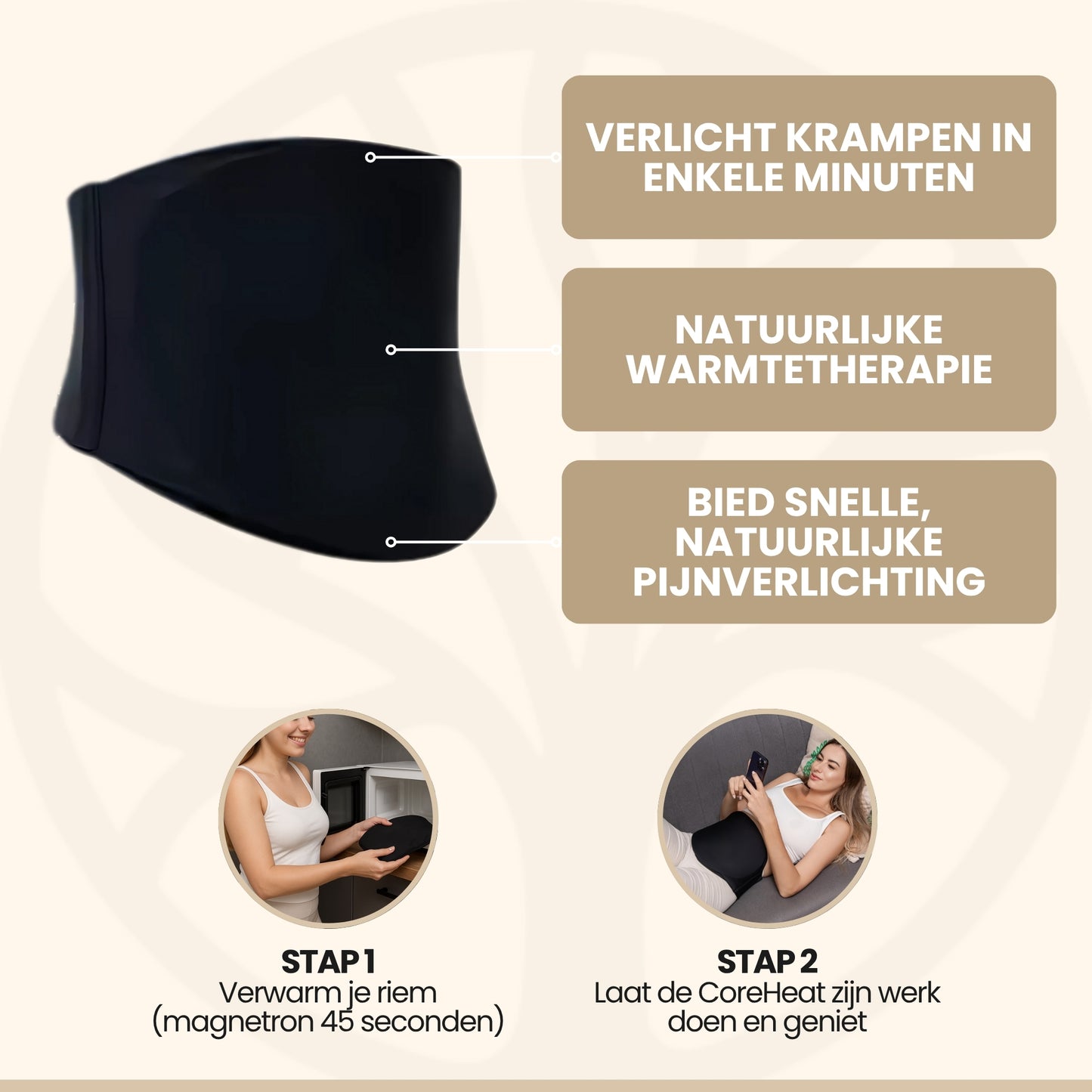 Fittershape CoreHeat | Buikpad – Voor Diepe Warmtetherapie