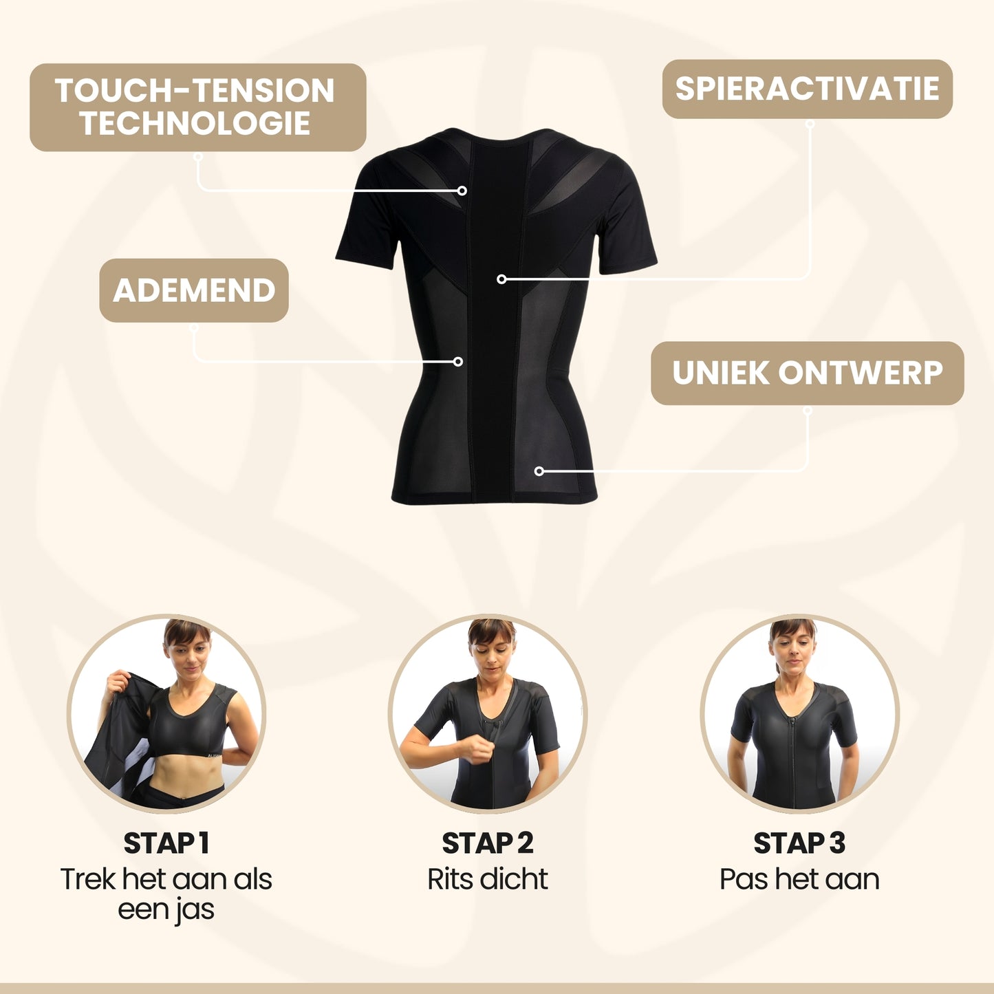 Fittershape Compressie Shirt Vrouw