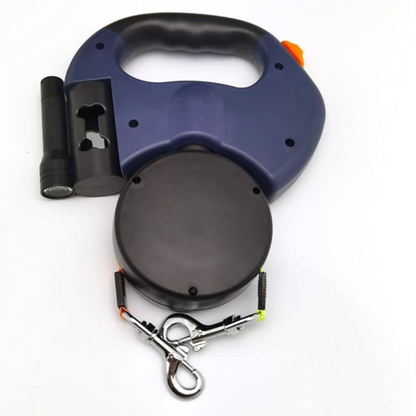 PawSync Duo - LED Intrekbare Hondenriem