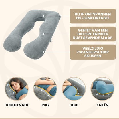 Fittershape SleepNest | Zwangerschapskussen – Voor Zijslapers
