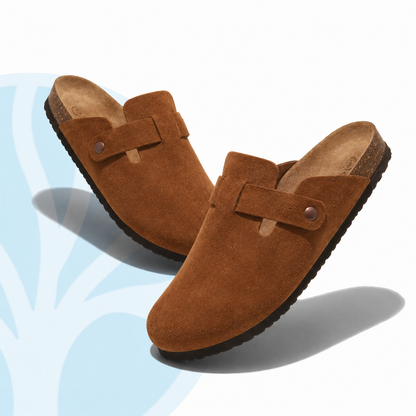 Fittershape Comfort Clogs – suède met voetboogsteun