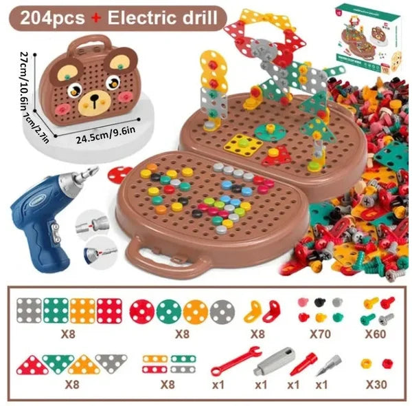 Bouwspeelgoed Set – Gereedschap met Draad – Creatief Spel – Voor Kinderen