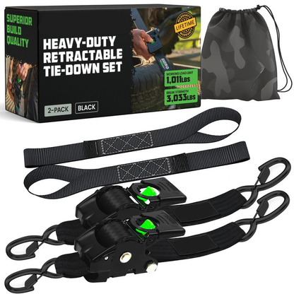 Verstelbare Spanbanden Set – Heavy Duty – Voor Lastenbeveiliging