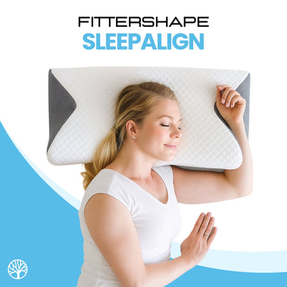 Fittershape SleepAlign | Ergonomisch Kussen – Voor Nek- En Rugondersteuning