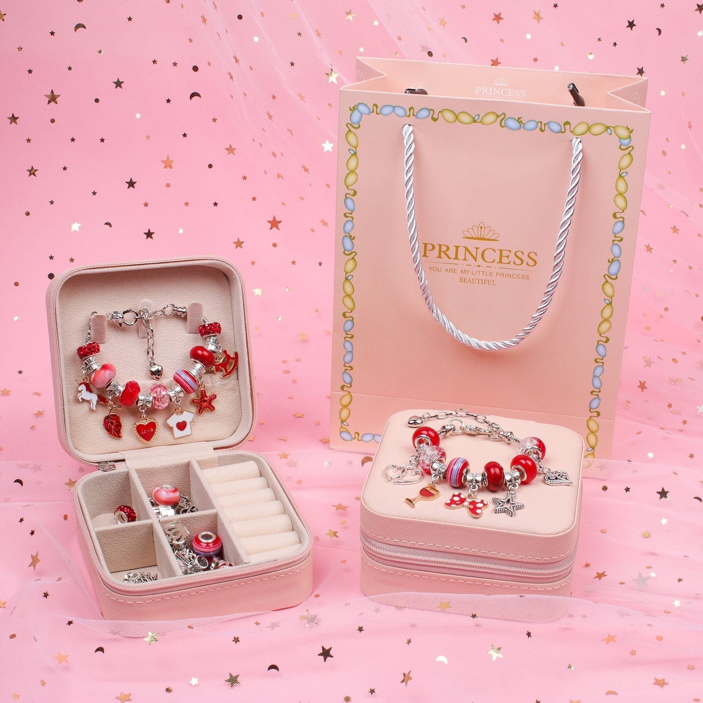 DIY Sieraden Set – Kleurrijke Charms – Voor Armbanden en Kettingen – Voor Kinderen
