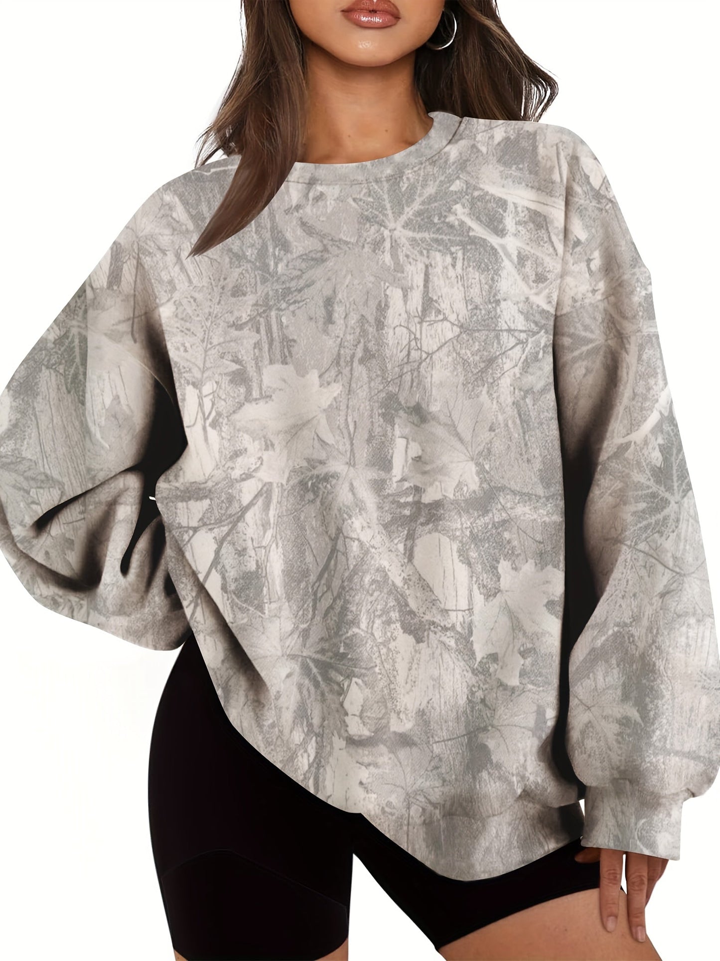 Dames Trui – Camouflage Design – Comfortabel en Stijlvol