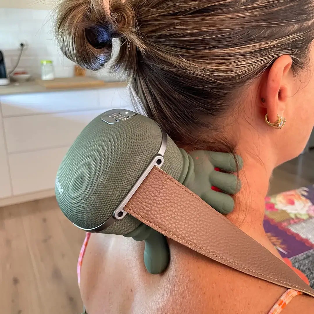 Massageapparaat – Verstelbare Band – Ergonomisch Ontwerp – Voor Nek en Schouders