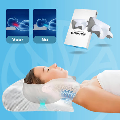 Fittershape SleepAlign | Ergonomisch Kussen – Voor Nek- En Rugondersteuning