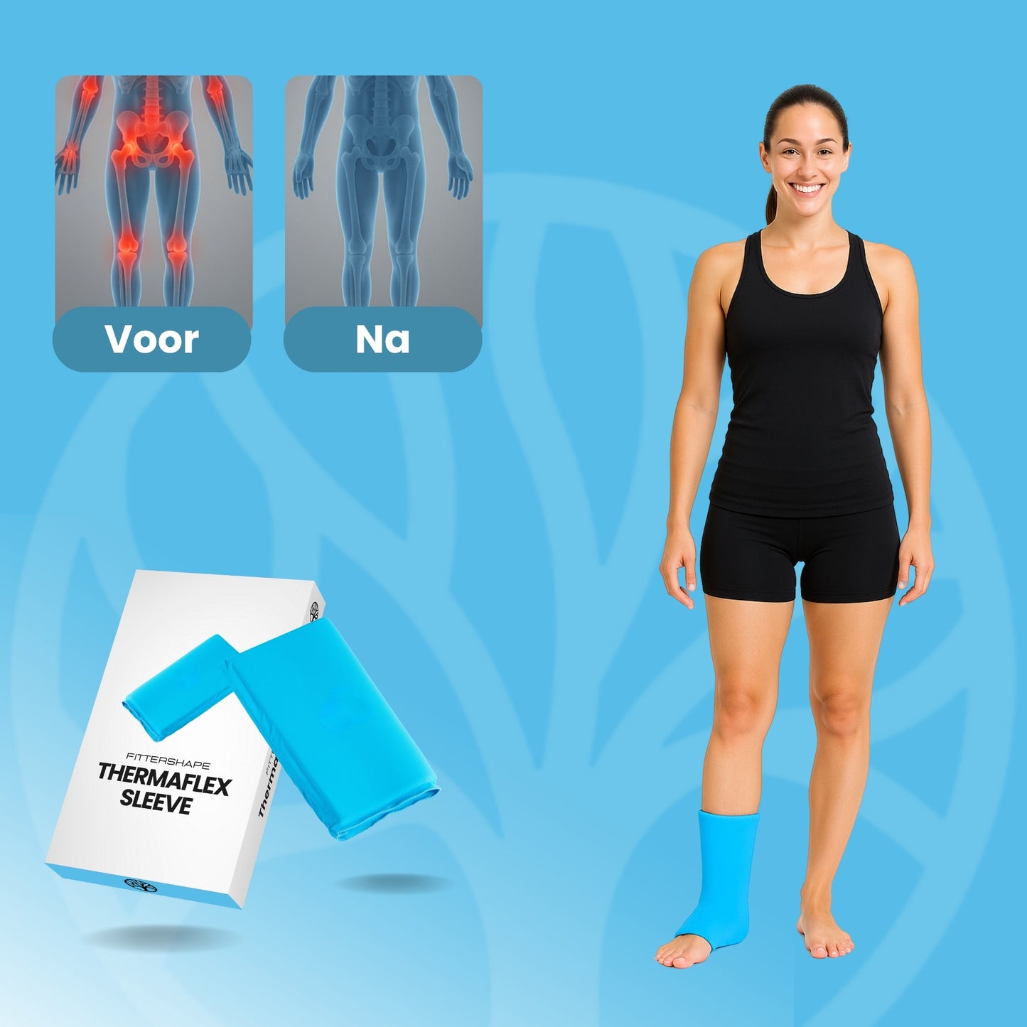 Fittershape ThermaFlex Sleeve | Compressie & Warmte – Voor Herstel