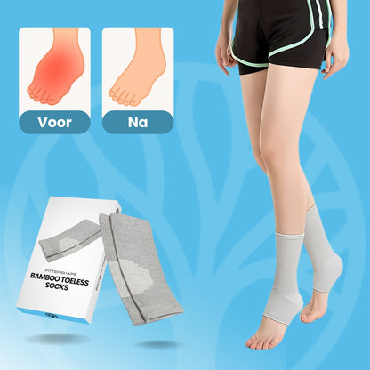 Fittershape Bamboo Toeless Socks