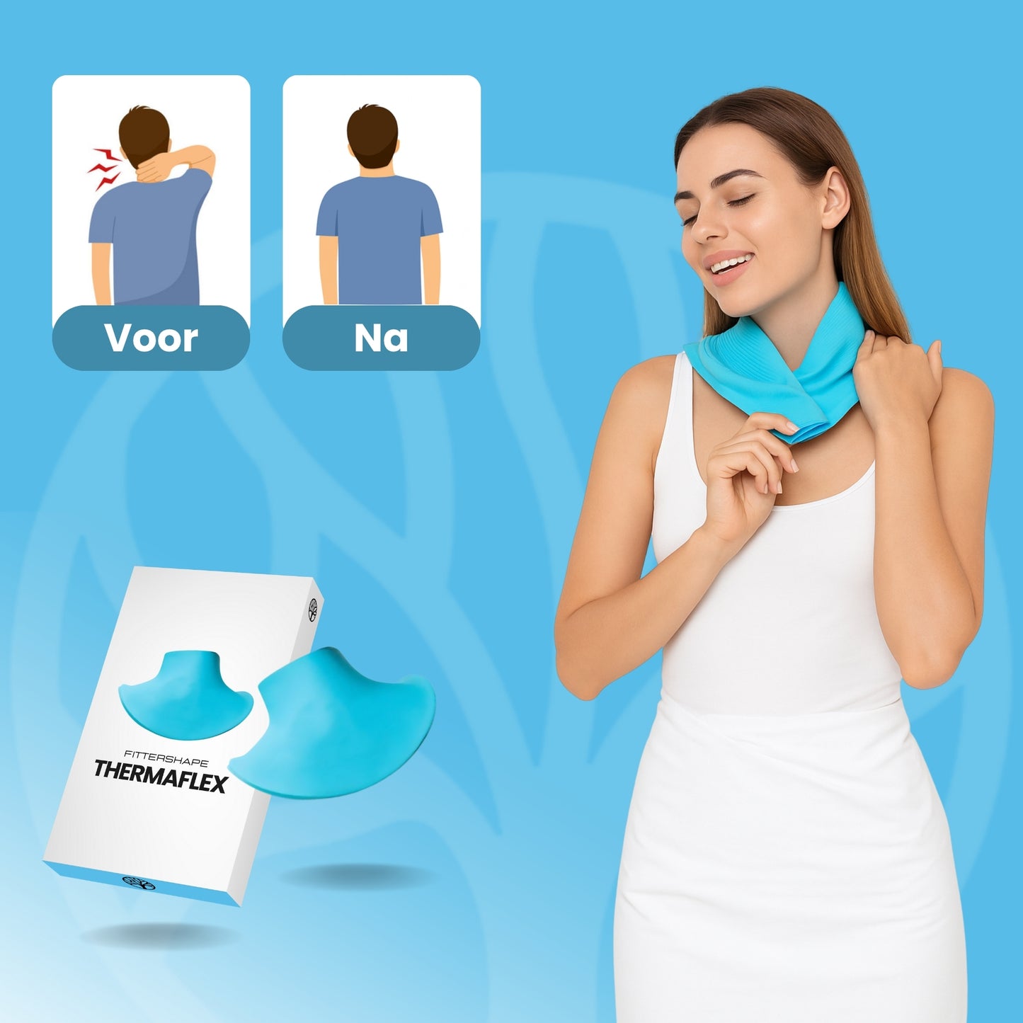 Fittershape ThermaFlex | Warmtepad Voor Bovenrug Ontspanning