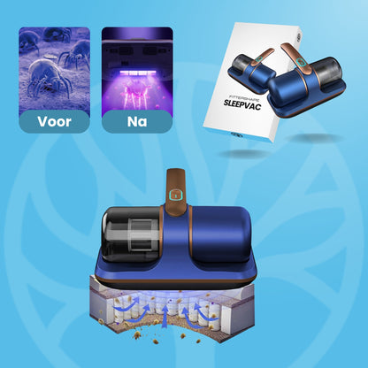 Fittershape SleepVac | Verwijdert Mijten & Allergenen uit je Bed