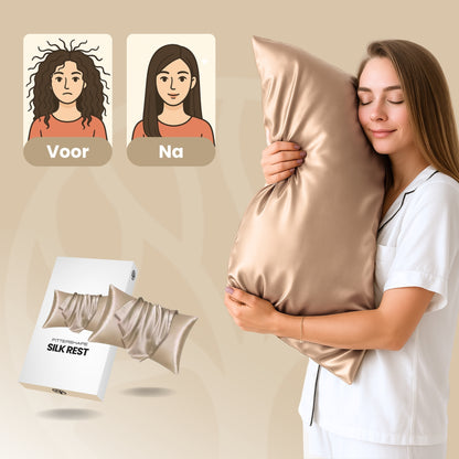 Fittershape Silk Rest | Natuurlijke Zijde Kussensloop – Voor Haar & Huid