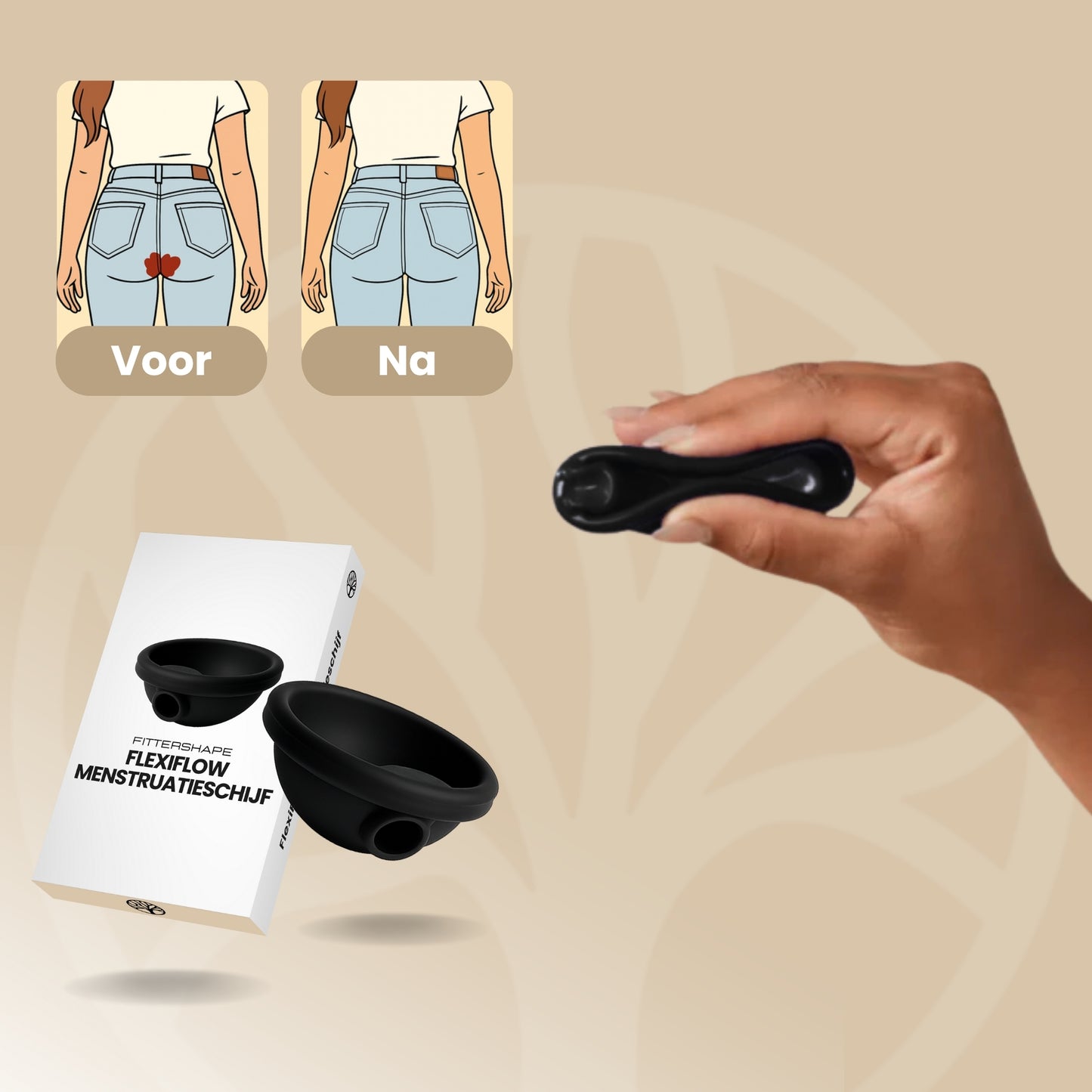 Fittershape FlexiFlow Menstruatieschijf