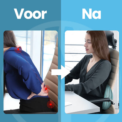 Fittershape LumboSupport | Rugkussen – Met Extra Rugondersteuning