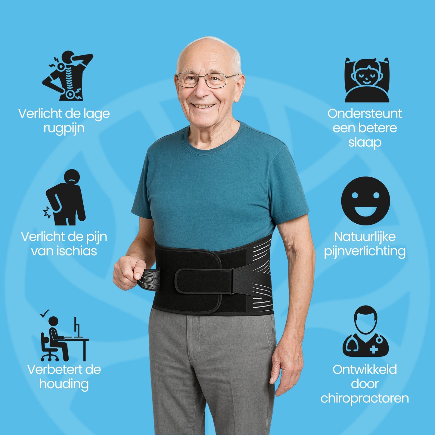 Fittershape SpineRelief Band | Rugbrace – Tegen Ischias En Rugklachten