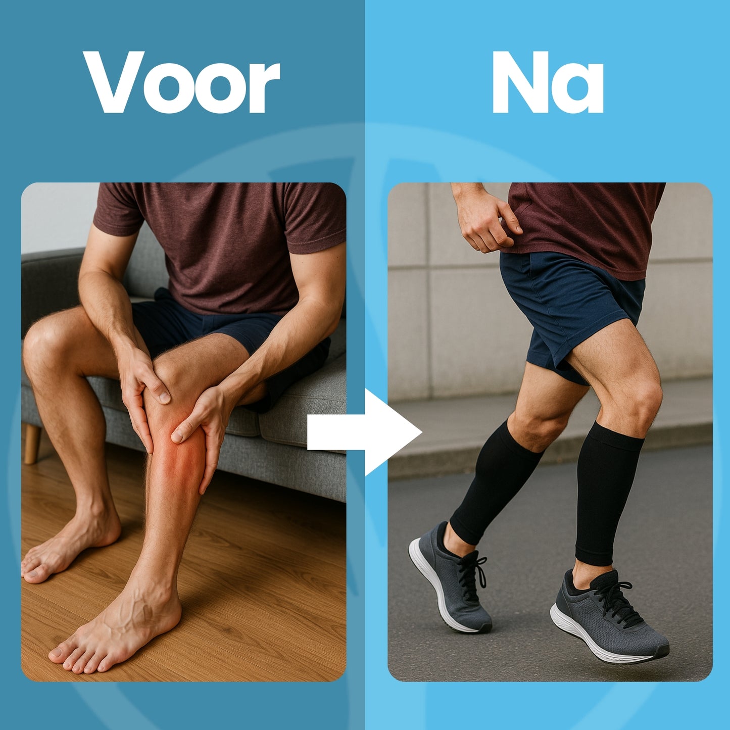 Fittershape Kuit Ondersteuningskousen