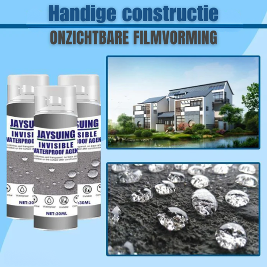 Waterdichte Spray – Onzichtbare Bescherming – Voor Gebouwen en Oppervlakken