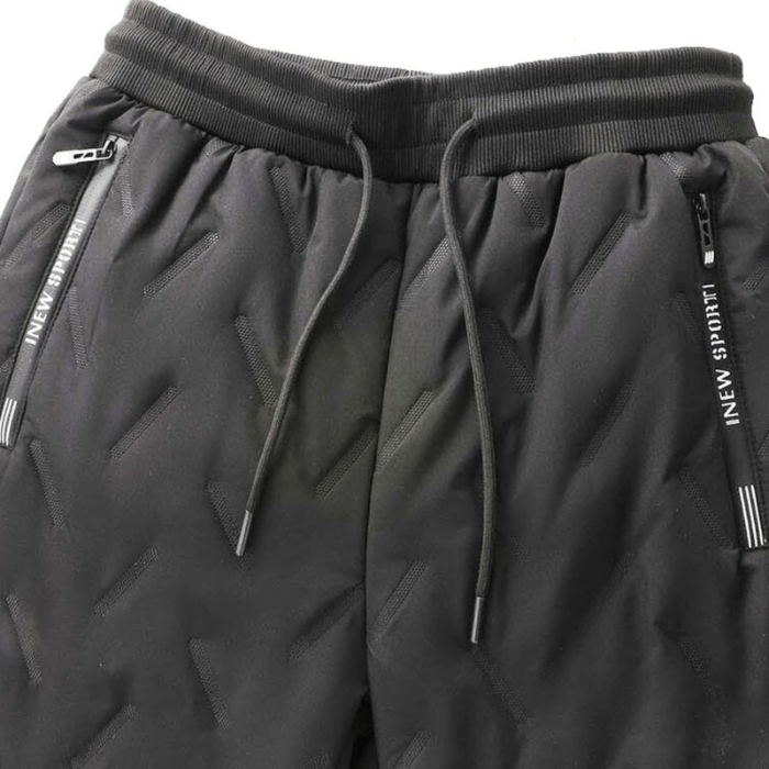 Joggingbroek – Zakken met ritssluiting – Warme voering – Elastische taille