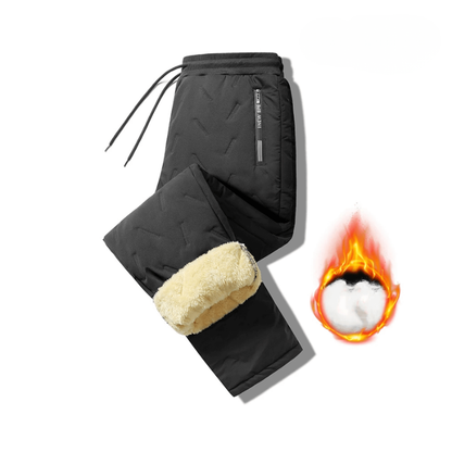 Joggingbroek – Zakken met ritssluiting – Warme voering – Elastische taille