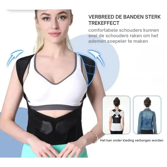 Rugsteun – Verstelbaar – Voor Maximaal Comfort en Ondersteuning