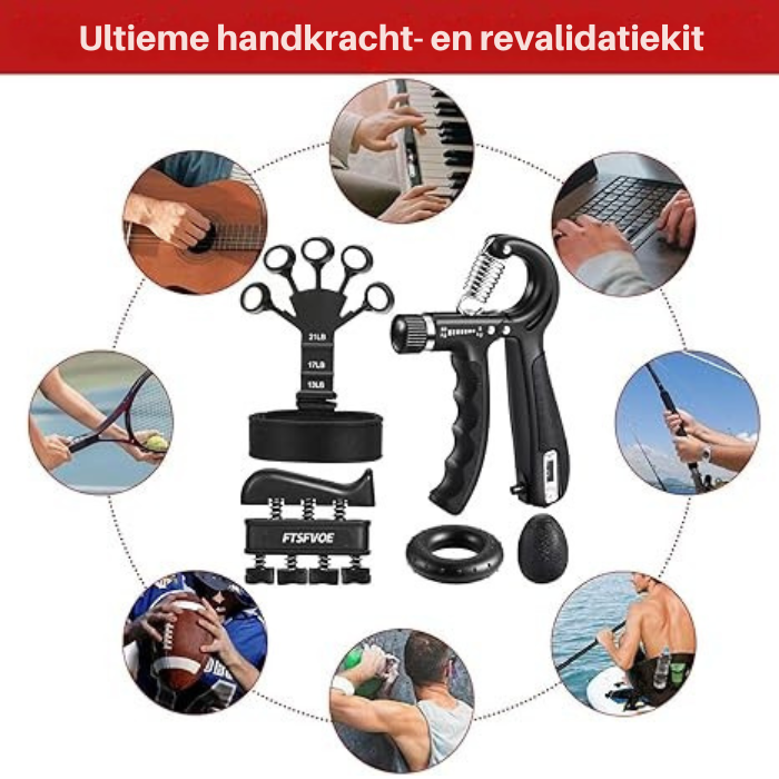 Grip Trainer – Verstelbare Weerstand – Voor Hand- en Vingerkracht