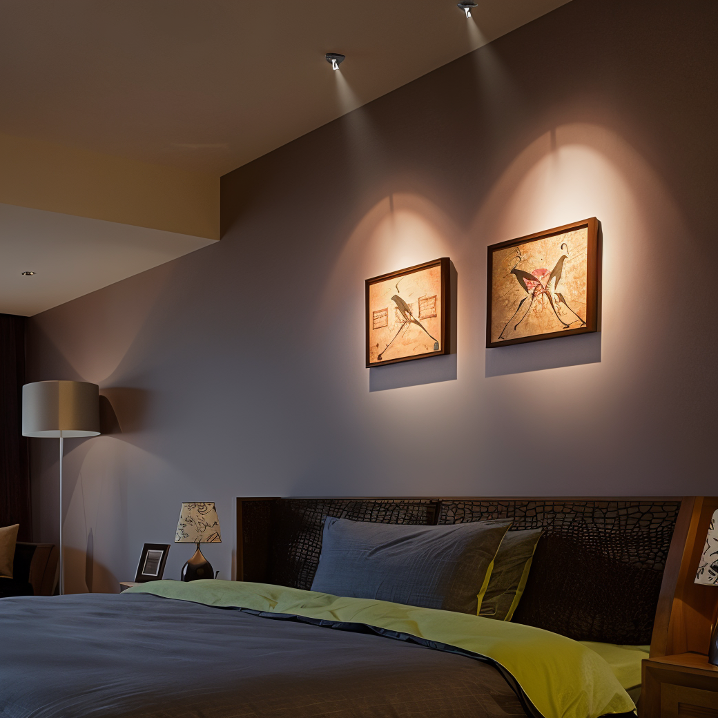 Lichtspot – Verstelbaar – Met Afstandsbediening – Voor Wanddecoratie
