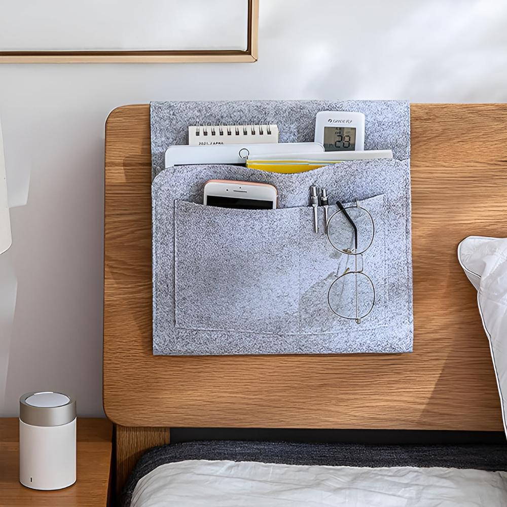 Opbergzak voor Bed – Multifunctionele Organizer – Voor Kussen of Bovenkant Bed
