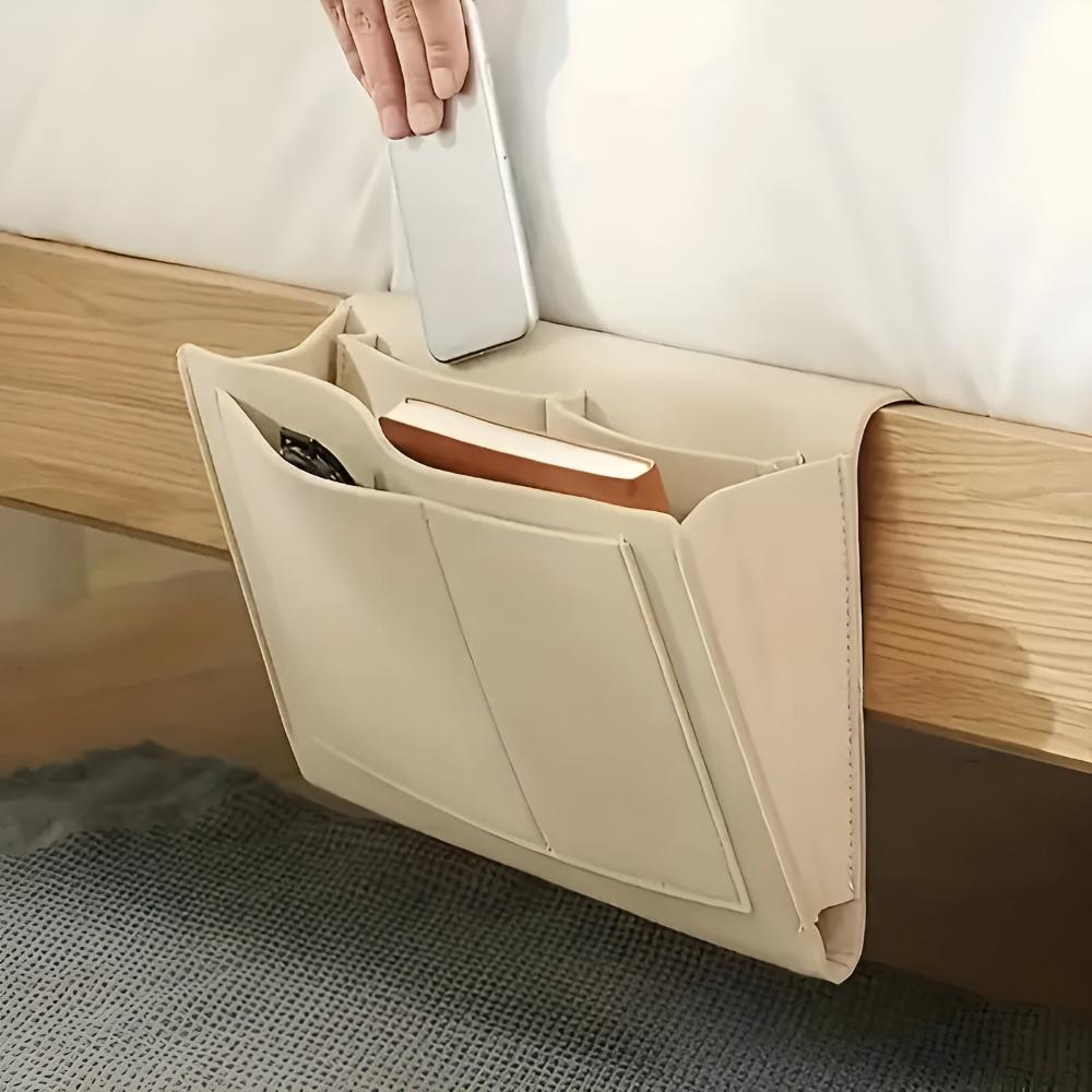 Opbergzak voor Bed – Multifunctionele Organizer – Voor Kussen of Bovenkant Bed