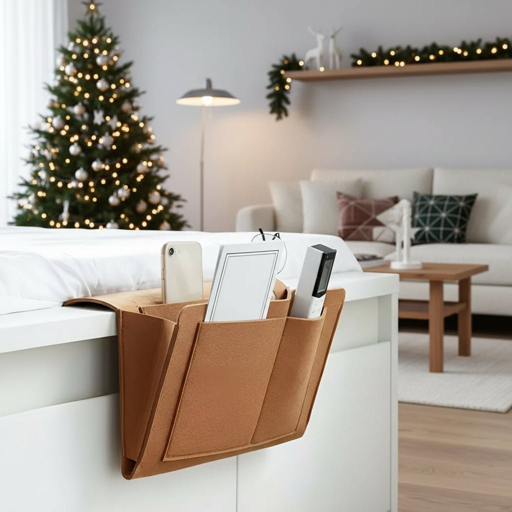 Opbergzak voor Bed – Multifunctionele Organizer – Voor Kussen of Bovenkant Bed